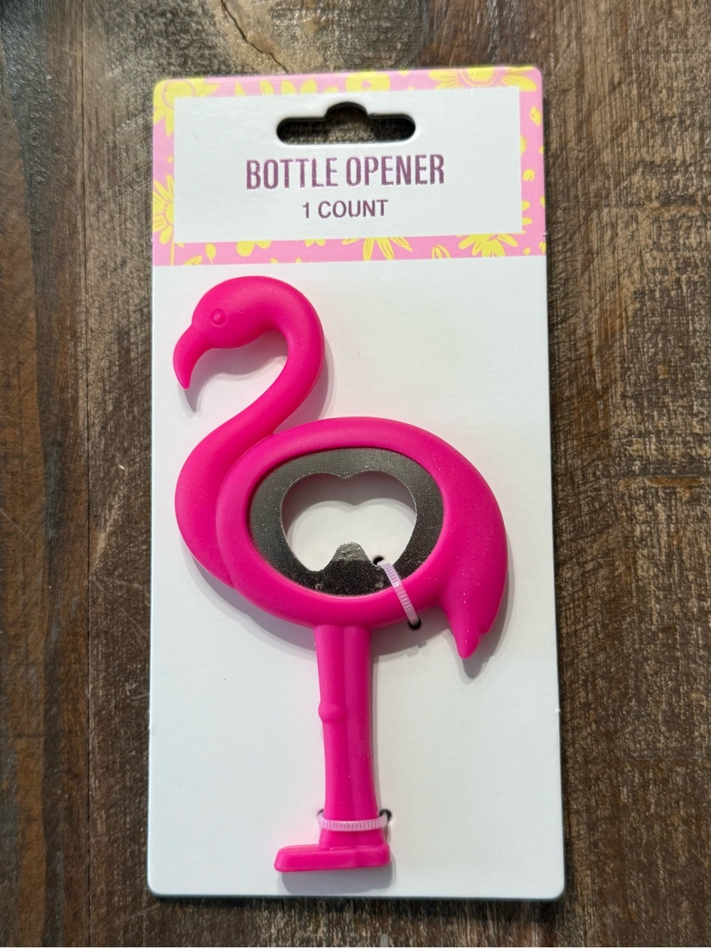 Festive Voice Hot Pink Flamino Bottle Opener NWT